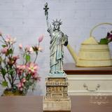 美国自由女神像创意摆件模型家居饰品复古欧式摄影道具礼物