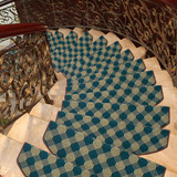 加厚欧式楼梯垫免胶自粘地毯定制旋转踏步垫防滑垫子新款低价红色