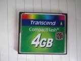 原装全新 创见Transcend CF卡 4GB 120X CF内存卡
