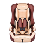 进口汽车儿童安全座椅增高垫3-12岁宝宝坐垫ISOFIX硬接口