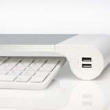 晶显示器增高架底座托架多功能桌面键盘收纳架iMac台式电脑液