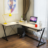 欧意朗电脑桌台式家用现代简约转角书桌时尚双人旋转办公桌笔记本
