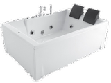 新款专柜正品恒洁卫浴HY-660亚克力豪华水件冲浪按摩浴缸1.85米