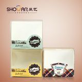 展艺 烘焙包装 中号透明塑料曲奇饼干盒 糖果盒 西点盒 3色可选