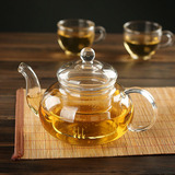 水趣加厚耐热玻璃茶具泡花茶壶 工夫茶具套装 过滤红茶花草壶