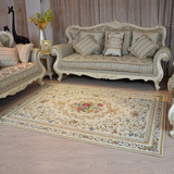 棉丝毯现代简约欧式中式欧美田园地毯家用卧室客厅茶几地垫可机洗
