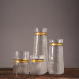 美式乡村 欧式 高档金边玻璃花瓶 创意玻璃工艺品 花器 花插 摆件