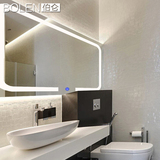 镜子卫浴镜化妆镜BOLEN浴室镜卫生间LED灯镜洗手间浴室壁挂带灯光
