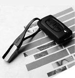 丹麦MENU黑钛钥匙扣 奥迪大众创意汽车钥匙圈钥匙链钥匙扣 情侣款