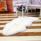 澳洲纯羊毛地毯沙发垫客厅卧室床边飘窗毯瑜伽拍照垫整张羊皮定制