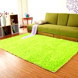 丝毛绒客厅茶几地毯卧室满铺地毯可爱床边地毯长毛地毯加厚水洗