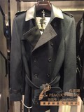 正品代购Burberry巴宝莉2015新款男装 中长款双排扣风衣 欧美时尚