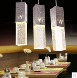 现代简约气泡水晶灯 LED餐厅灯吊灯饰三头餐吊灯饭厅吧台灯具