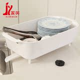 厨房置物架碗架沥水架塑料碗盘杯碟架果蔬沥水篮收纳架子厨房用品