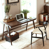 优木家具纯实木书桌1.2米白橡木1米写字桌办公桌电脑桌日式简约
