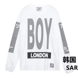 韩国代购直邮BOY LONDON专柜正品韩版宽松字母男女卫衣B61TS01U80