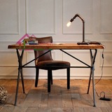 北欧式办公桌书桌简约写字台实木简约现代单人双人电脑桌台式家用