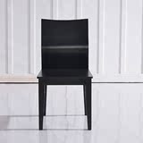 现代餐椅实木室内个性椅子时尚简约桌椅创意凳子 低背餐椅
