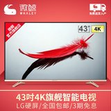 热卖whaley/微鲸 WTV43K1 43吋4K 超高清智能电视机 led液晶平板