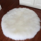 欧美卧室地毯客厅茶几地毯加厚纯羊毛地毯圆形地毯电脑椅垫吊篮