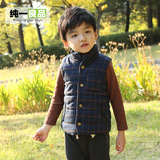 韩国童装2015秋冬新款男童马甲4岁儿童坎肩小儿童外套上衣8岁潮