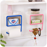 创意塑料肥皂盒无痕贴吸壁式浴室卫生间大号吸盘壁挂香皂盒置物架