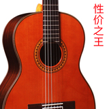 热销超值单板古典吉他 39寸电箱面单古典吉他 红松单板全单玫瑰木