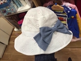 日本专柜代购 mikihouse16年春新款 女童遮阳帽 日本制48-56cm