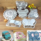卡通蛋糕模具 烤箱用 小汽车米奇小熊大象 儿童生日蛋糕 烘焙模具