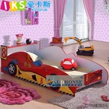 儿童床男孩女孩王子床0.9米1.2米护栏现代简约创意卧室跑车汽车床