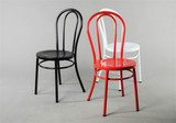 法式LOFT复古铁艺吧台椅美式简约做旧吧椅铁艺单人椅子吧台椅餐椅
