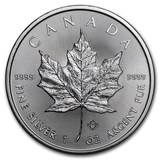 2016年 加拿大枫叶银币1盎司 Canadian Maple