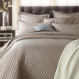新品 欧式绗缝被夹棉床盖单件全棉加厚床罩1.5m1.8米双人床三件套