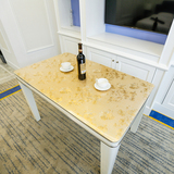 餐桌布透明加厚5mm长方形桌垫pvc软玻璃塑料台布茶几桌布防水防烫