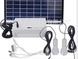 太阳能小型便携照明发电系统家用照明太阳能发电机手机充电风扇