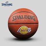 SPALDING官方旗舰店NBA湖人队徽室内室外PU皮篮球74-094