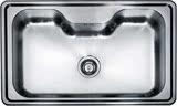 瑞士弗兰卡FRANK304不锈钢水槽单槽欧式厨房水盆洗菜盆AAX610 单