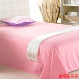 冬季床单单件学生宿舍床单1.8米纯色磨毛被单床罩单人床1.5m特价