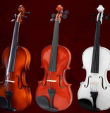 a实木小提琴 儿童初学者业余演出表演成人入门乐器教程