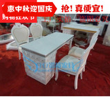 厂家特价直销欧式镶钻 影楼家具接单桌椅组合 会客选片 电脑桌椅