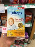 现货~英国代购Baby Ddrop婴儿维生素D3滴剂60滴帮助钙吸收
