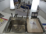 普乐美双槽CM903 厨房高端洗菜盆 SUS304不锈钢水槽套餐 健康环保