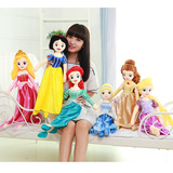 美国正版迪士尼毛绒玩具白雪公主和七个小矮人公仔布娃娃女孩礼物