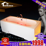 奥诺亚克力浴缸独立式冲浪按摩浴缸嵌入式单人普通1.6米浴缸包邮