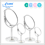 Acare 小镜子台式 韩国 双面圆镜 化妆镜 不锈钢 公主镜 便携镜