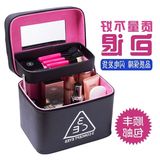 韩国3ce化妆包女手提折叠高档化妆箱专业大容量化妆品收纳包防水