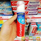 香港代购 Colgate/高露洁立式牙膏双氟含钙美白清新防蛀 140g