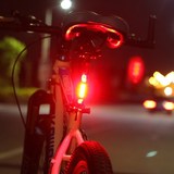 电防水激光灯配件自行车尾灯LED超亮超闪警示灯山地车夜骑USB可充