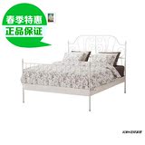 IKEA宜家 正品代购 莱尔维克床架 铁艺床双人床公主床儿童床