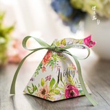 森秘密花园2015新款结婚礼盒包装盒批发红色欧式创意个性喜糖盒